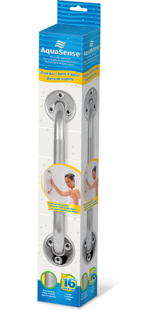 Knurled Chrome Grab Bar
