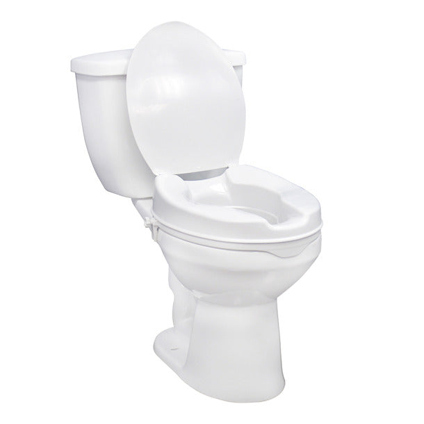 Raised Toilet Seat with Lid