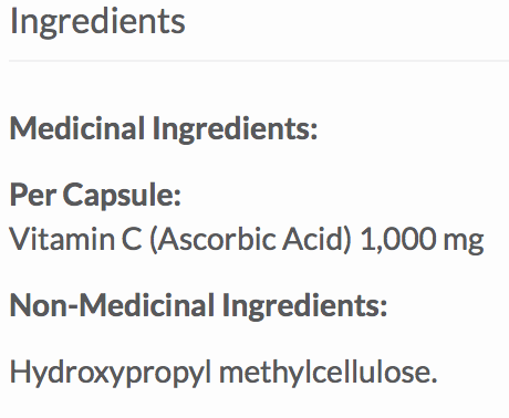 Ascorbic Acid One Gram