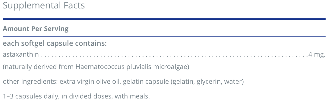 Astaxanthin