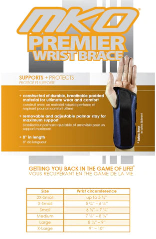 Premier Plus Wrist Brace