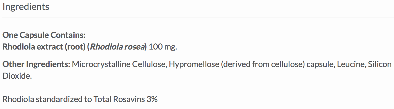 Rhodiola