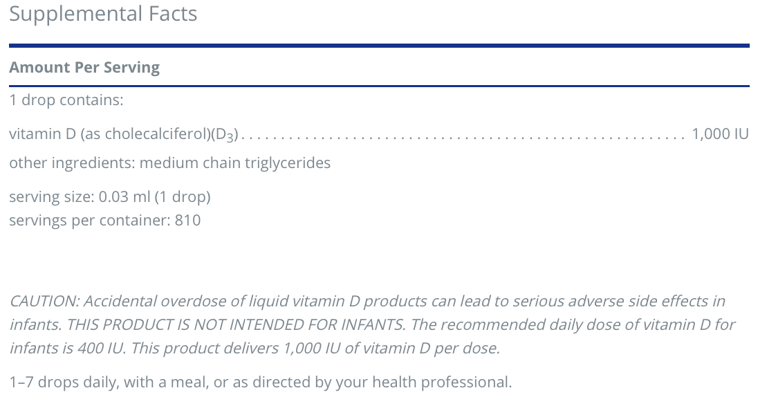 Vitamin D3 Liquid