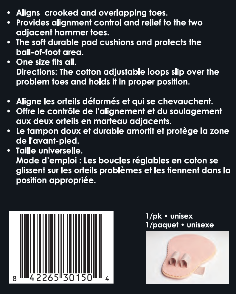 Budin Toe Splint (2 Loops)