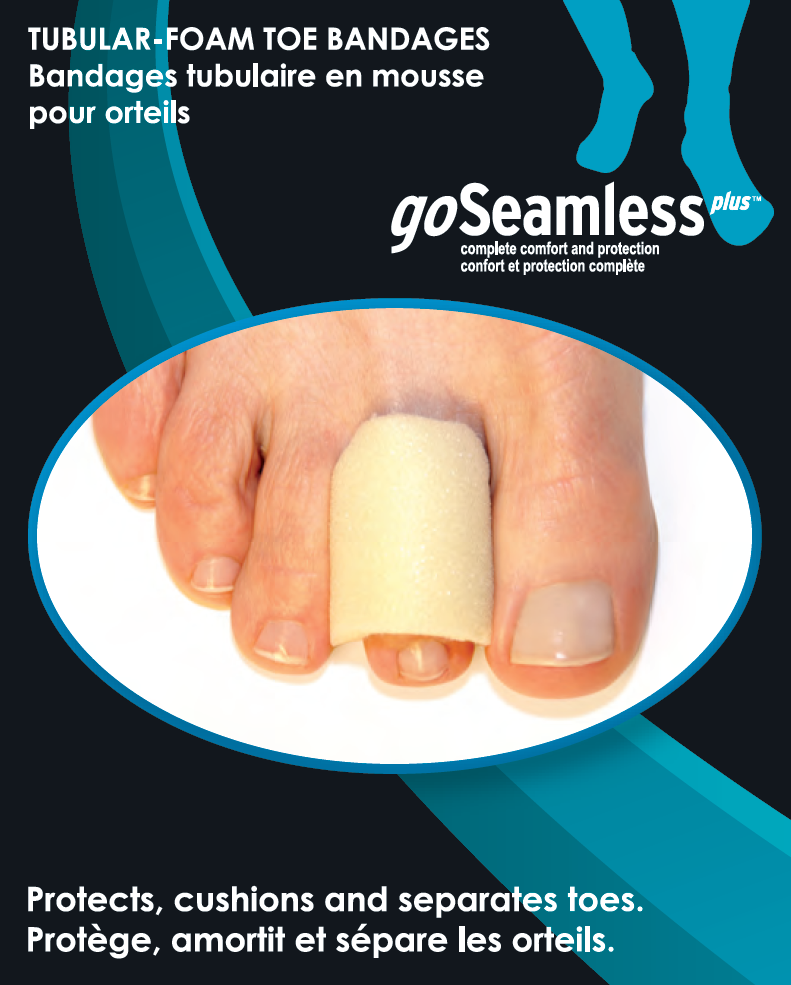 Tubular-Foam Toe Bandages