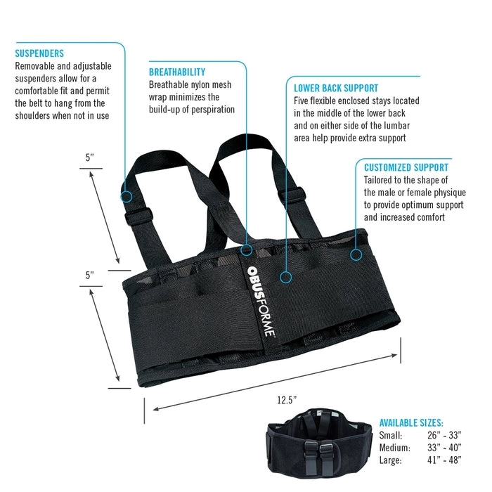 Back Belt with Suspenders