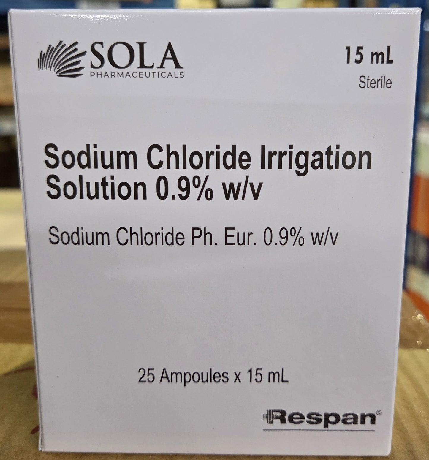 SODIUM CHLORIDE 0.9% 15ml ampoules