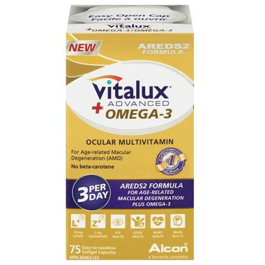 Vitalux Advanced + Omega-3